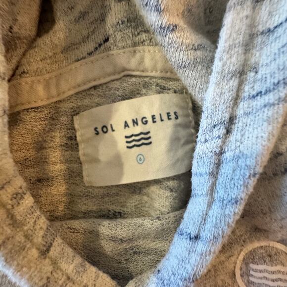 Sol Angeles Boys Lightweight Hoodie - Size 6 - Picture 2 of 3